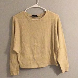 Sweater crop top